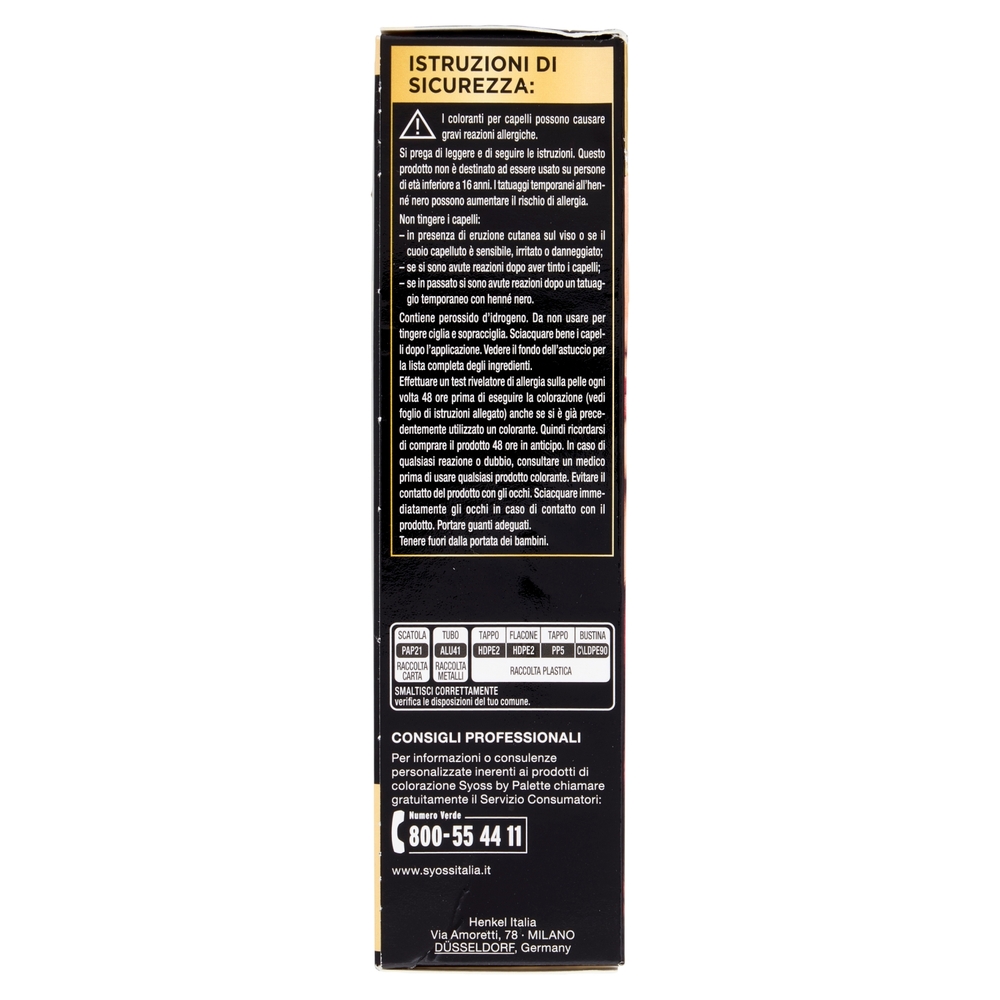 Syoss By Palette oleo intense Rosso Intenso 5-92